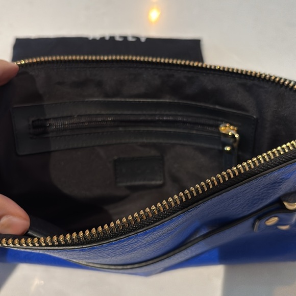 Milly pebbled leather tassel clutch - Picture 6 of 8